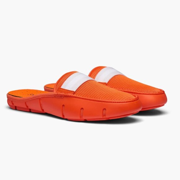 NEW Swims Mens Slide Loafers Slip On Shoes Orange SZ-8 - Picture 1 of 7